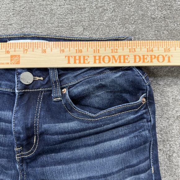 BKE Denim Stella Bootcut Jeans Low Rise Slim Fit Blue Stretch Bootcut 25x31.5 - Picture 4 of 9